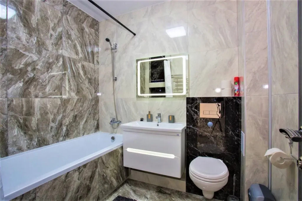 Апартаменты Crown39 - Strela - 2к №109: 70 м2, 2 этаж из 13