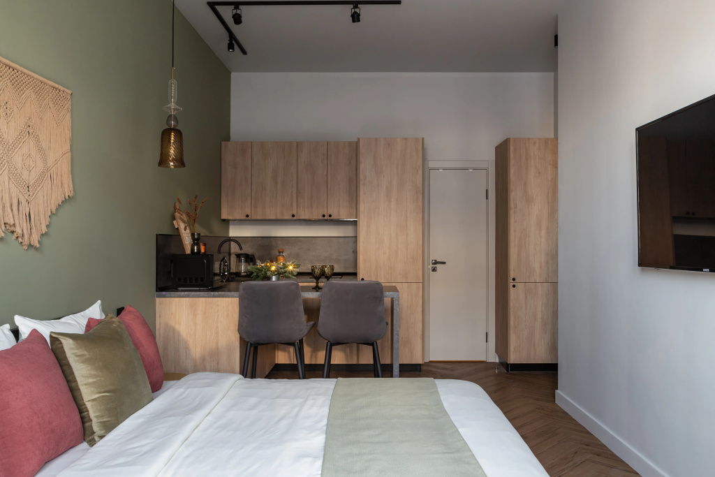 Квартира Moscow Deluxe Apartments Silver Fountain Studio