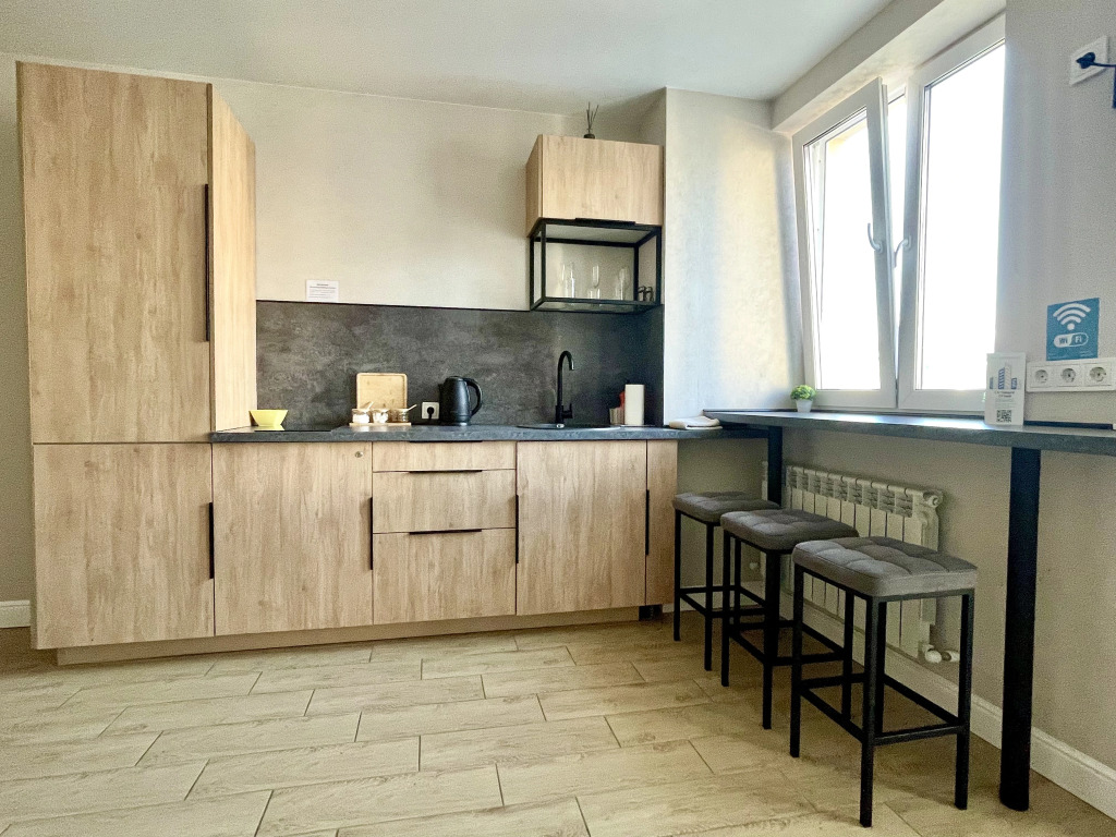 Квартира-студия сети "PanApartments" в самом центре города