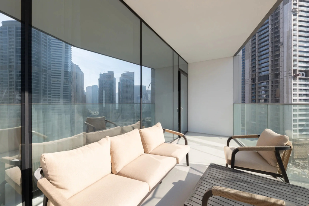 Апартаменты 2BR in LIV Marina Balcony with Partial Sea View