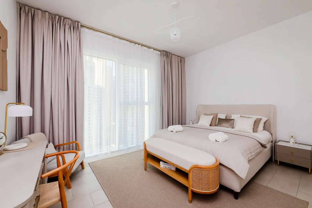 Апартаменты Однокомнатная La Vie Частный Пляж JBR Dubai Marina