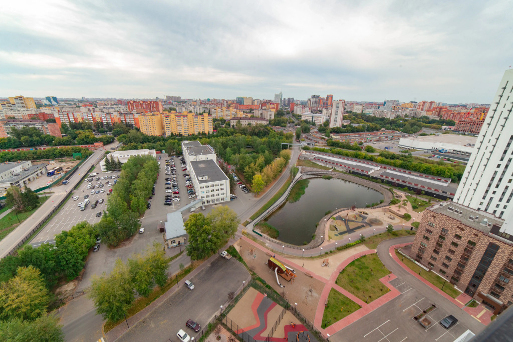 Квартира Rest with the sunrise over the river