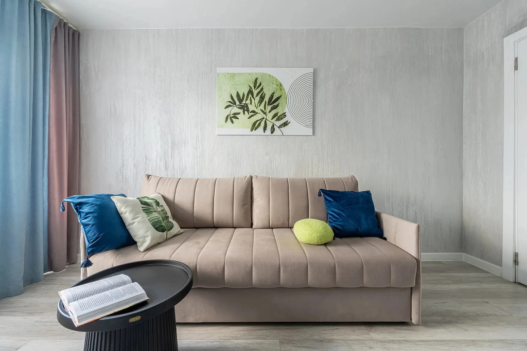 Квартира 2-комнатная 45 м² 2 кровати