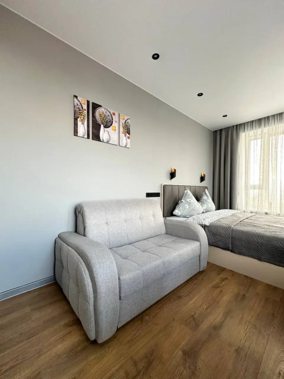 Квартира студия, 27 м², 2 кровати