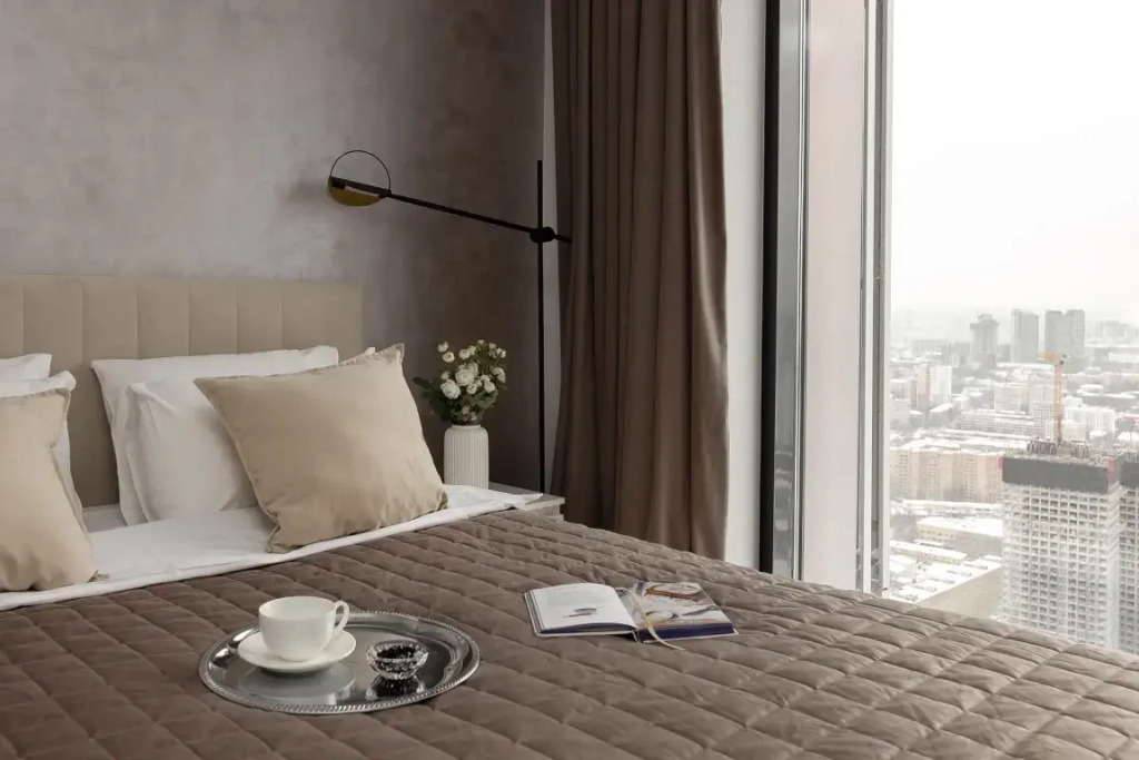 Апартаменты SMART LOFTS | Panorama | 52 этаж с видом на закат | Отдельная спальня | У метро