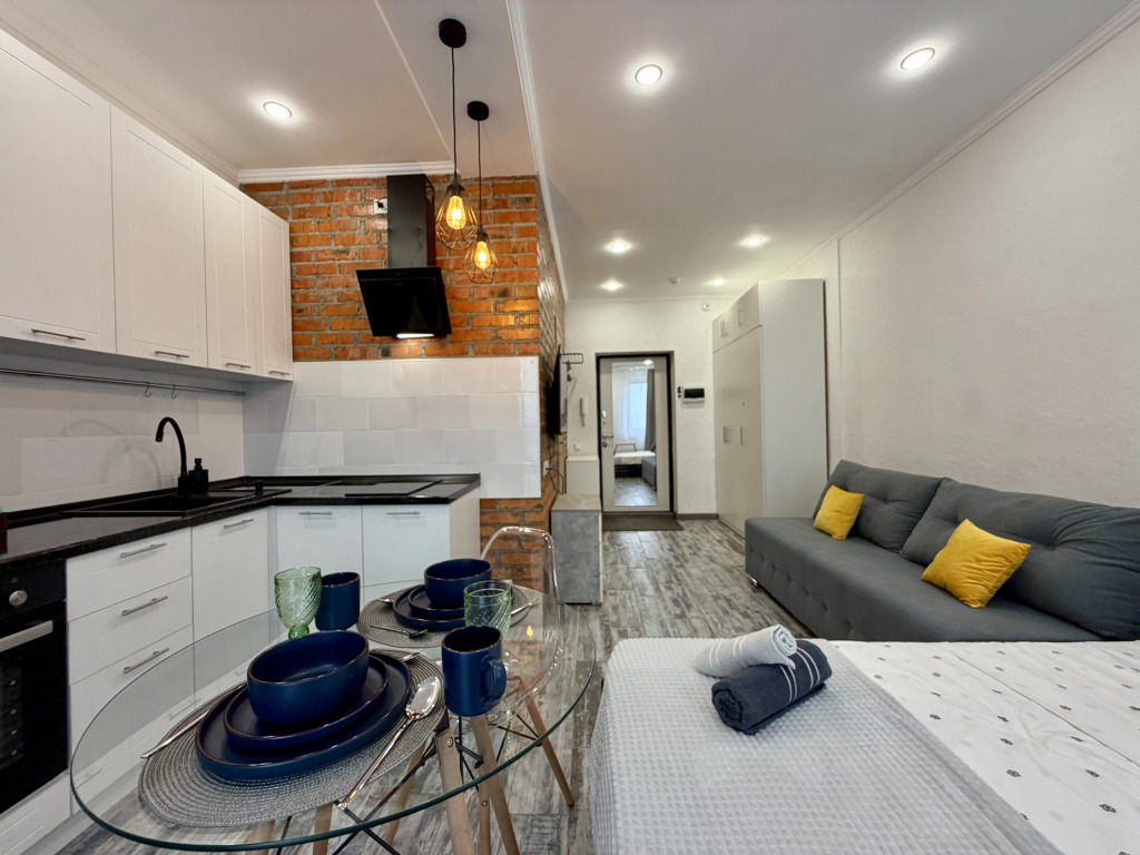 Квартира Loft студия с видом на реку