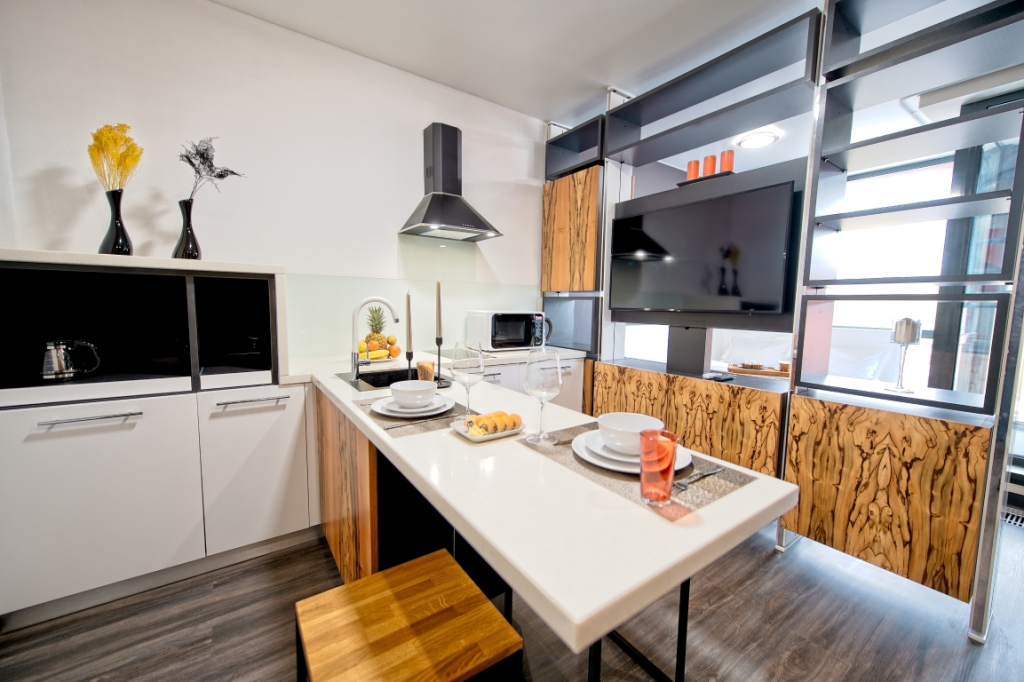 Апартаменты Студия с Балконом и Видом на Город Elite Apartments