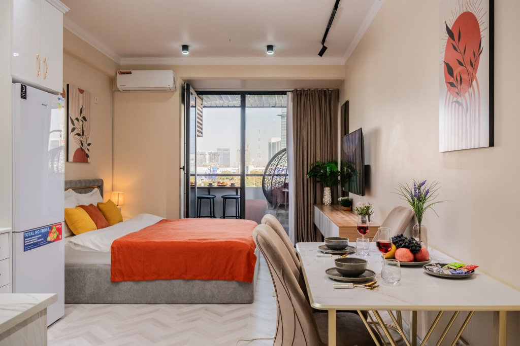 Апартаменты Современная студия с панорамой Tashkent City