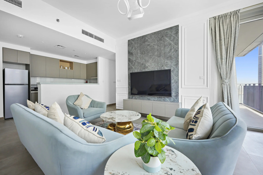 Апартаменты WelHome - Stunning Apartment With Sea Views in Creek Harbour