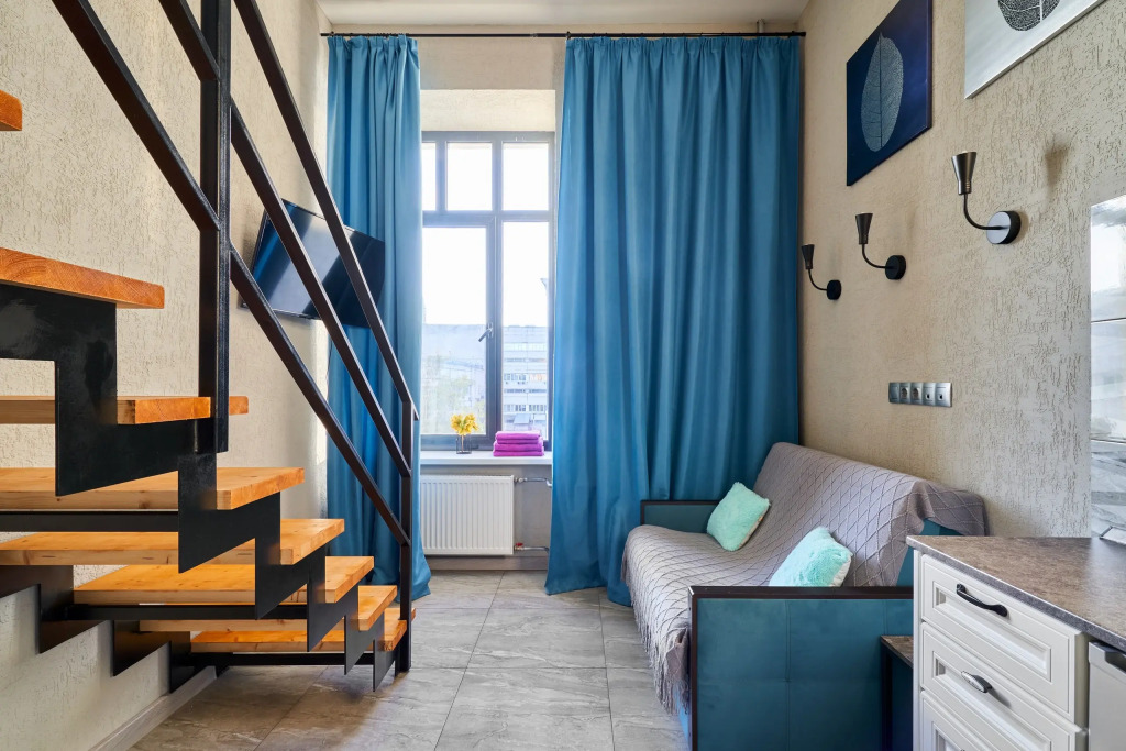 Апартаменты Стильные Апартаменты InHome24 Двухуровневые в Cовременном ЖК Loft FM: фото объекта