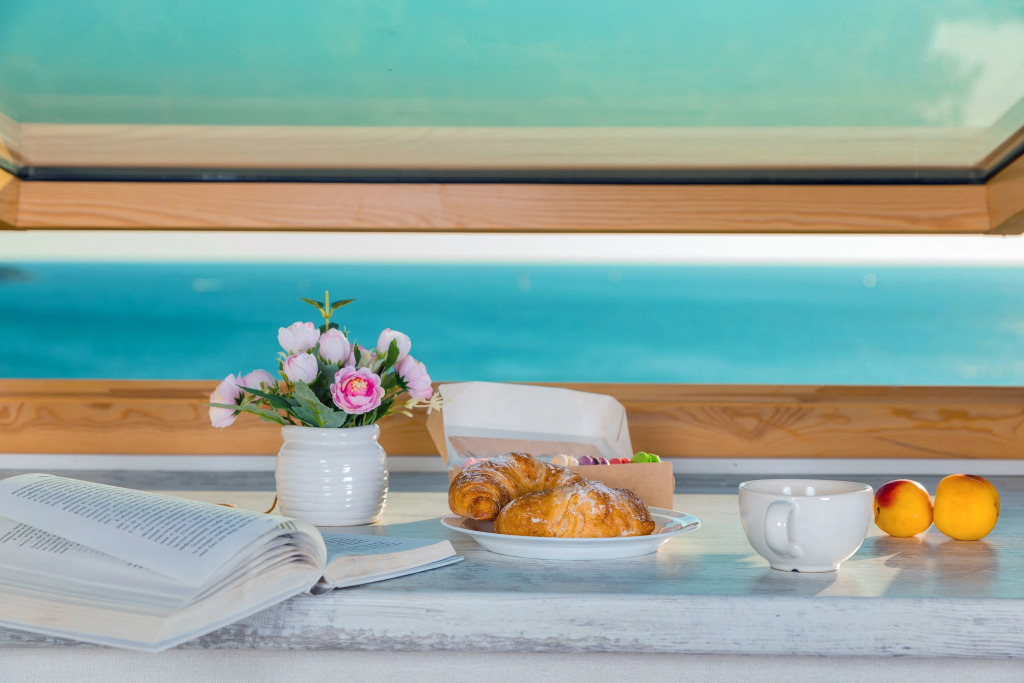 Апартаменты делюкс с видом на море Sea Breeze & SPA