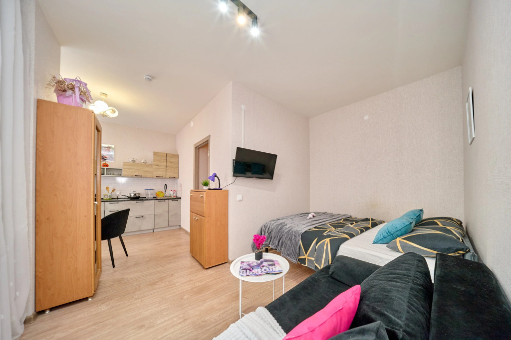 Апартаменты Однокомнатные с балконом на 9 этаже в ЖК Арсенал на Татищева