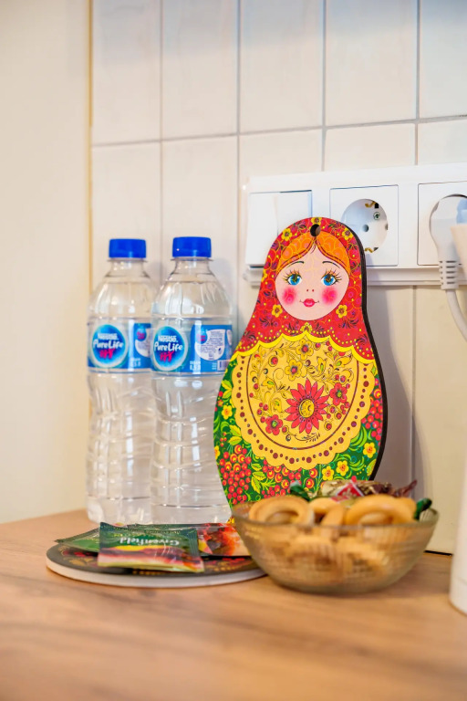 Квартира Студия 21м² в центре города в русском стиле