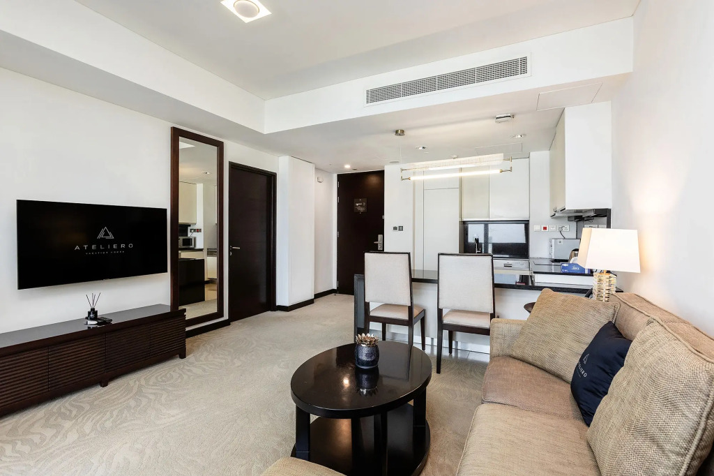 Апартаменты Marriott 1BR with Dubai Marina View