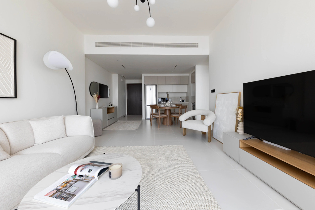 Апартаменты 1br Apartment, Marina Vista Tower 2, Emaar Beachfront