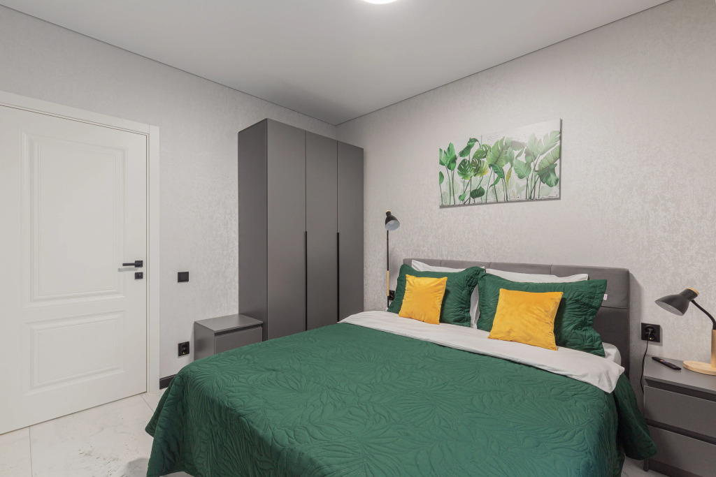 Квартира 1-к. квартира, 35 м², 2 кровати