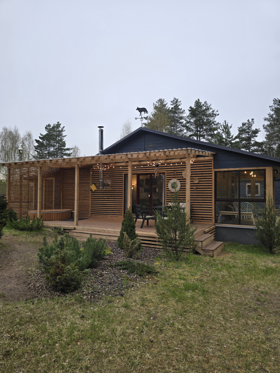 Частный дом Pine House уютный домик в сосновом лесу