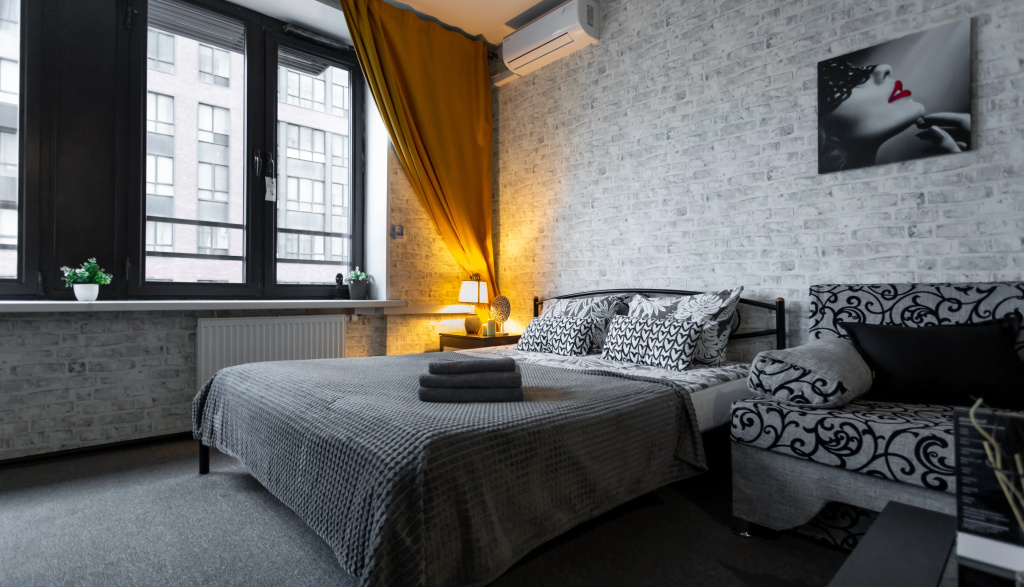 Апартаменты Lalapart Sunny Loft просторная студия в ЖК Савеловский Сити