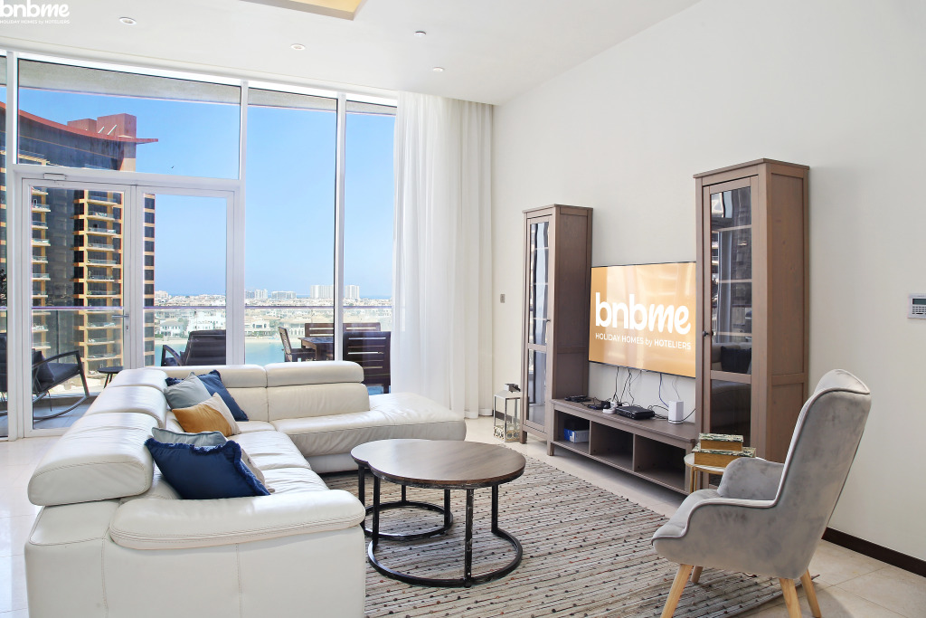 Апартаменты bnbmehomes | Look over the Palm and Arabian Sea-504