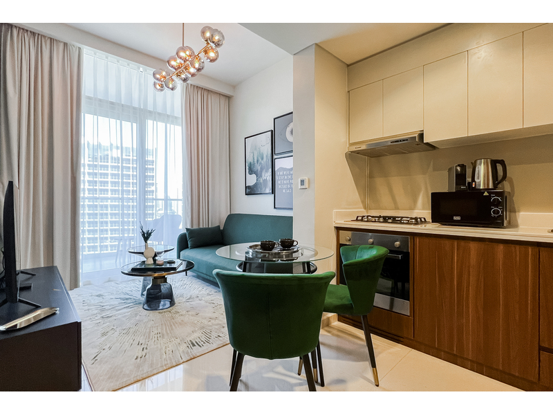 Апартаменты Luxurious 1BR at Keyrock Pool & Gym Access