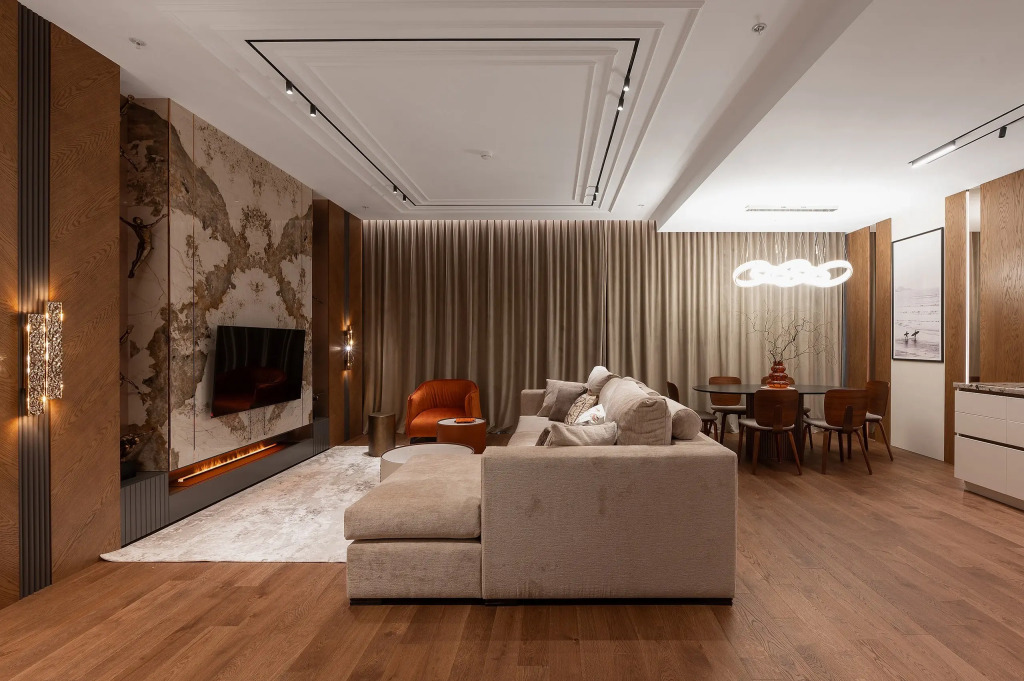 Апартаменты Трехкомнатные Luxury Dubai с двумя спальнями
