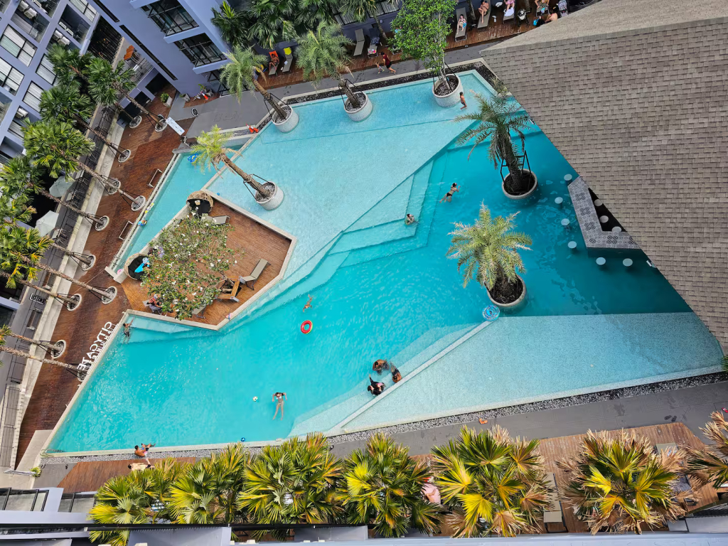 Квартира 1BDR 500Mbps wifi Parking Pool with nice view