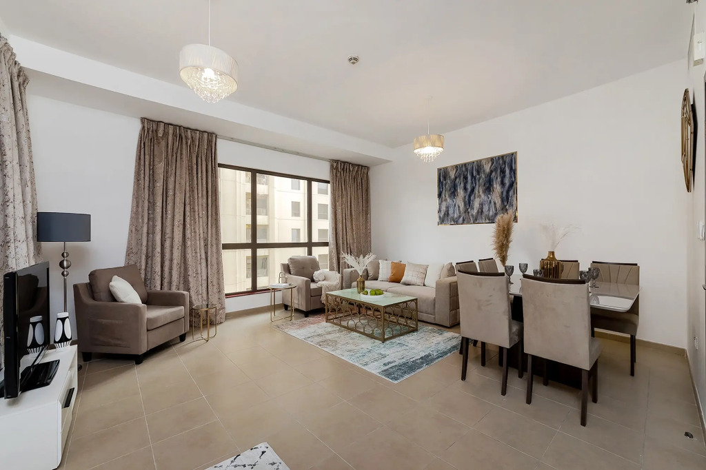 Апартаменты Beautiful 2BR at Amwaj 4