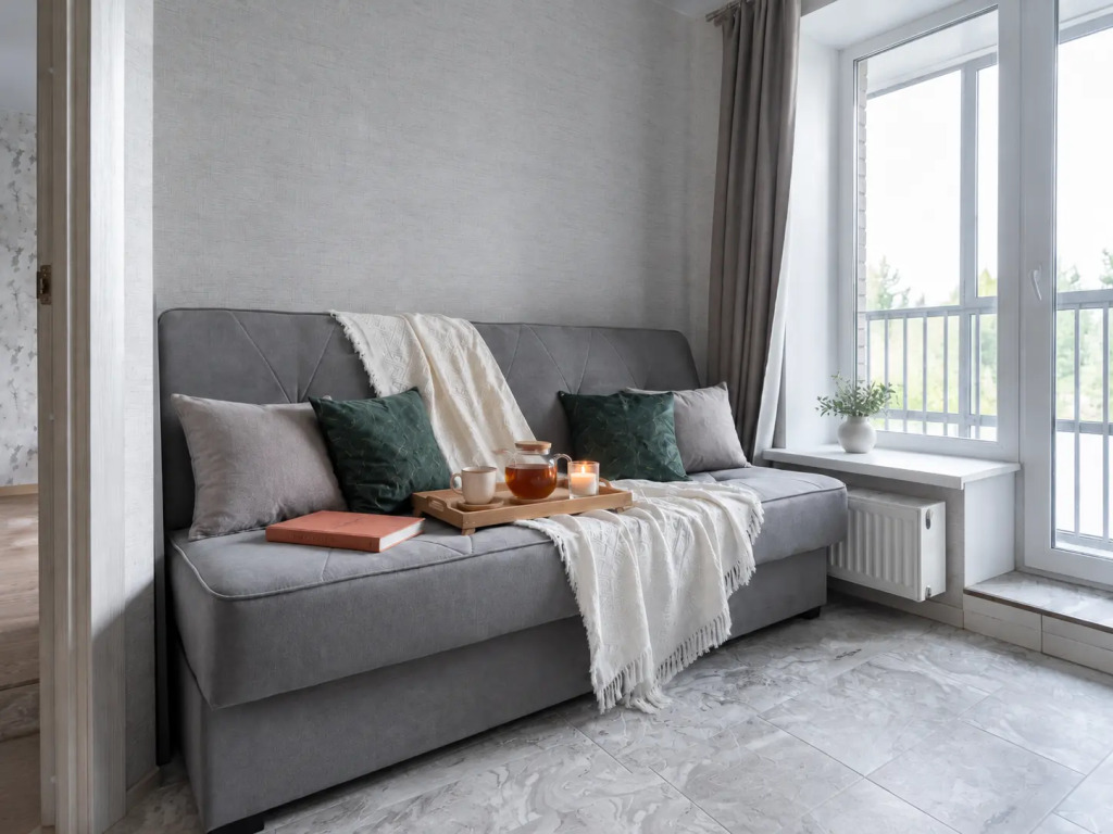 Квартира MyHomеYоurНоme на Пoлевой Cабиpoвской 45 к.1