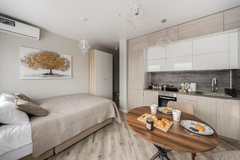 Апартаменты SMART LOFTS | Forest View на 13 этаже с видом на Останкинскую башню