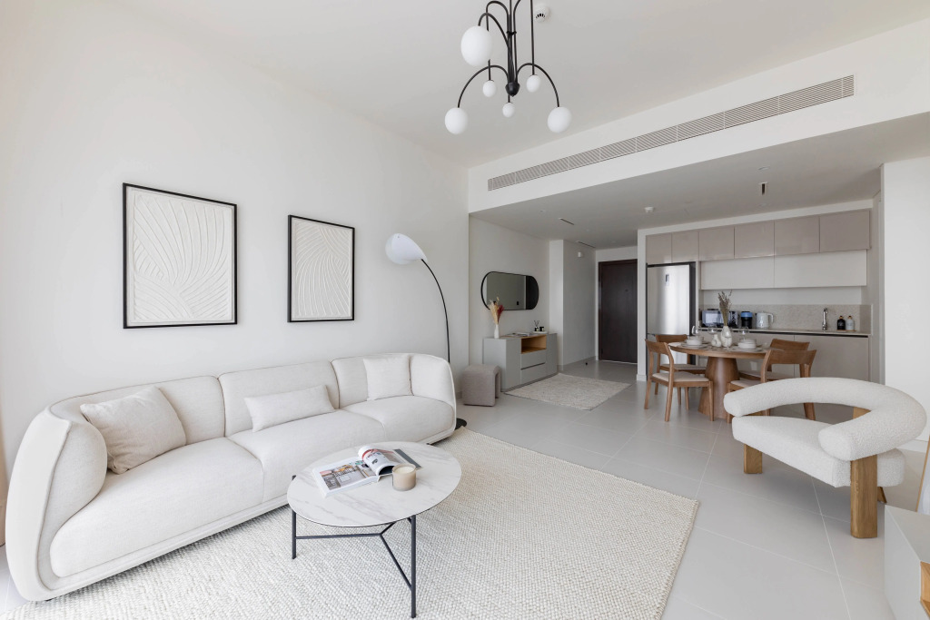 Апартаменты 1br Apartment, Marina Vista Tower 2, Emaar Beachfront