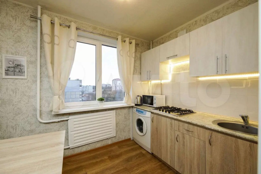 Квартира 1-комнатная 34 м² - 2 кровати
