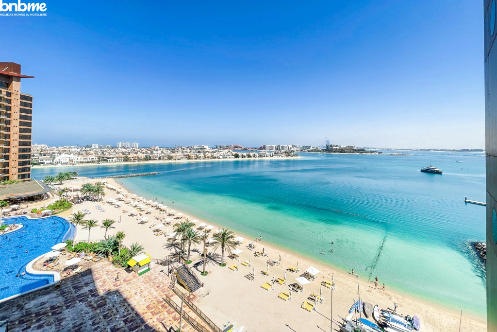 Апартаменты bnbmehomes | Look over the Palm and Arabian Sea-504