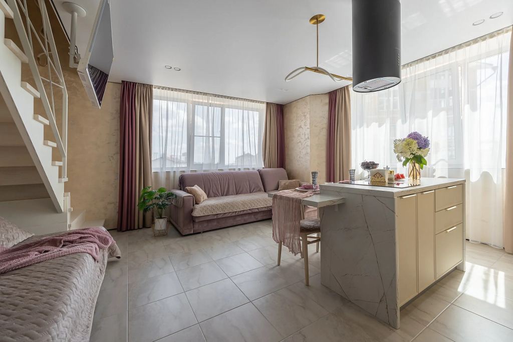 Квартира Светлая двухуровневая 60 м² на Верхне-Печерской слободе
