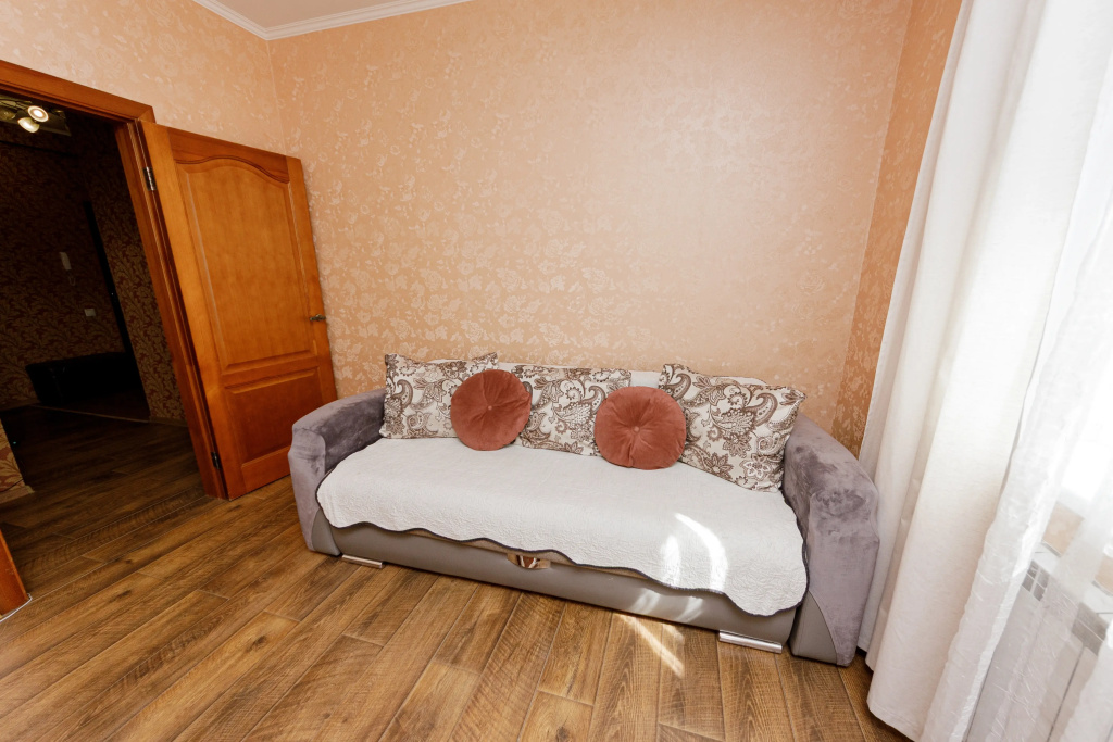 Квартира однокомнатная 45 м² 2 кровати