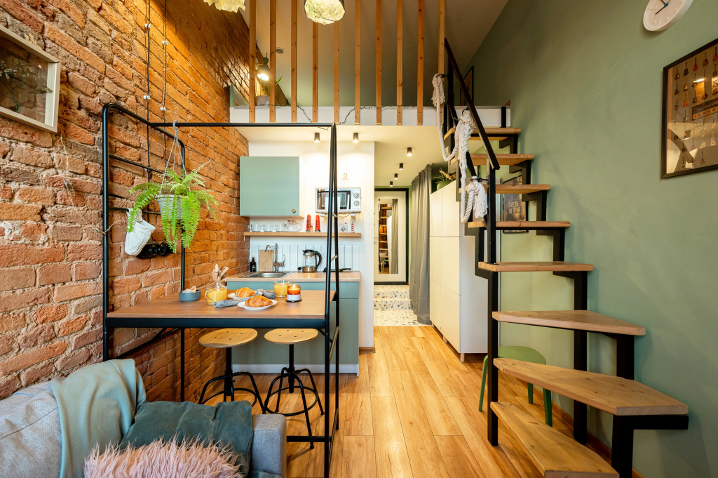 Апартаменты Green Loft Neva View с видом на Неву
