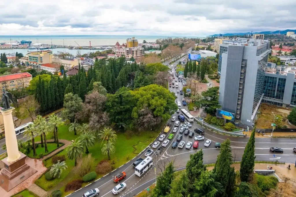 Квартира Большая квартира напротив Морского вокзала в ЖК Красная Площадь