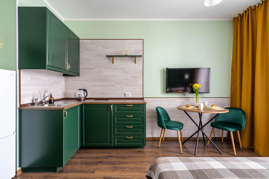 Апартаменты Green studio Emerald