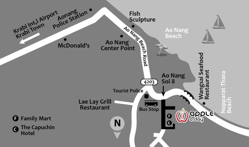 Apple A Day Resort Krabi, Ao Nang Beach