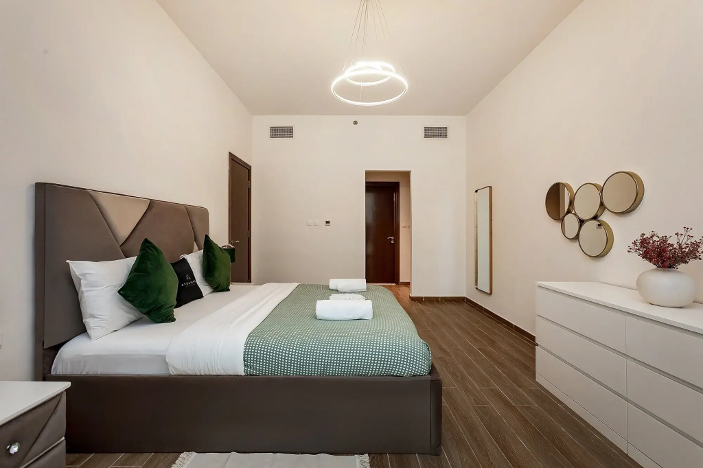 Апартаменты Stylish 1BR at Meera Tower