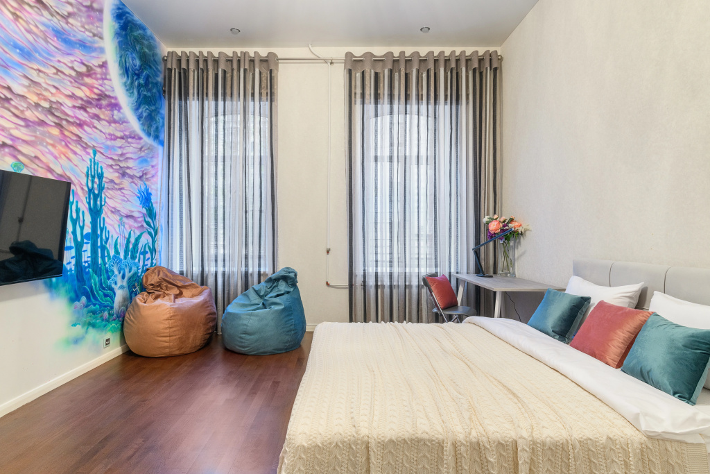 Апартаменты Sergeew Apartments Дизайнерский с высокими потолками