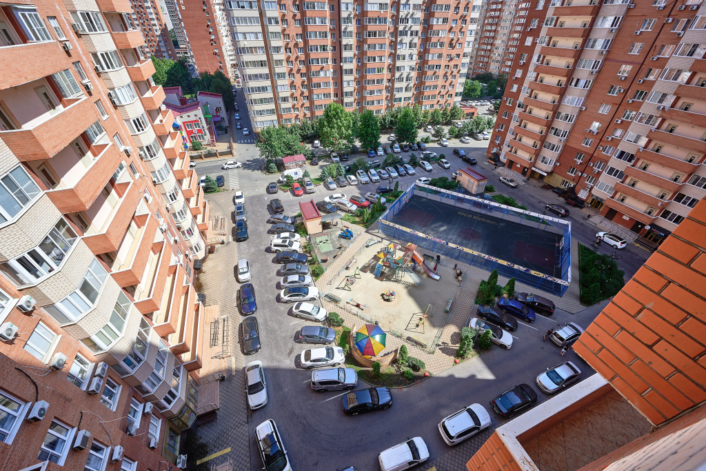 Квартира Дизaйнeрскaя Двушкa с Видoм на Стадион Kрaснoдaр
