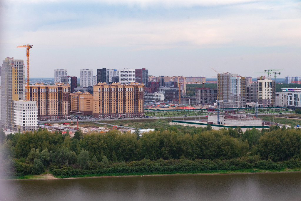 Квартира Rest with the sunrise over the river