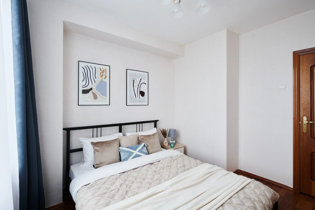 Квартира GM Apartments Стильная Трехкомнатная с видом на Новый Арбат