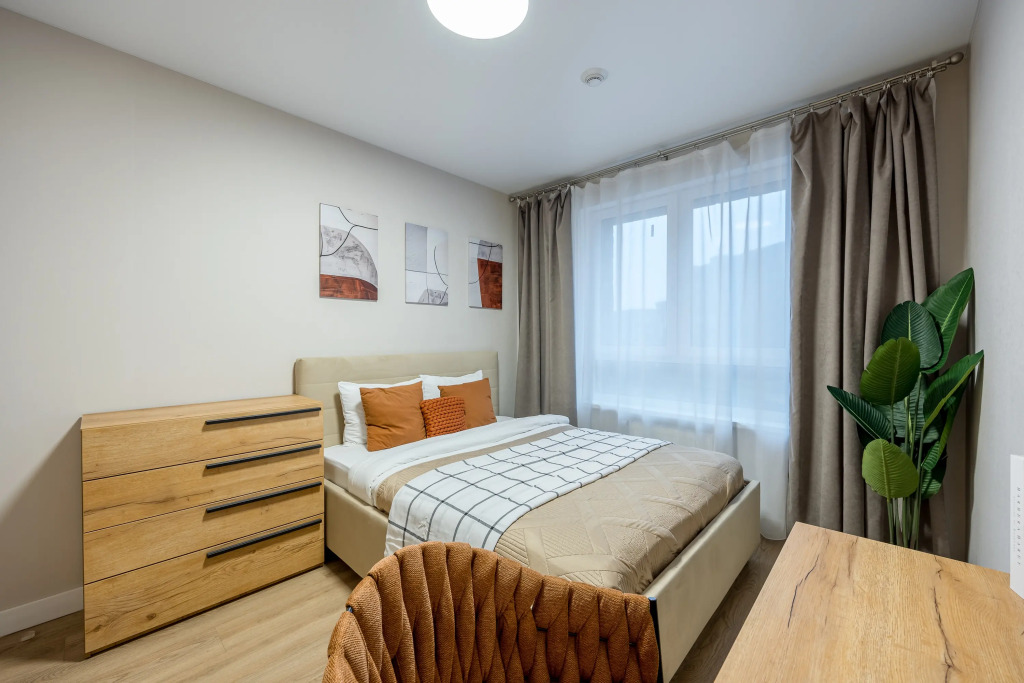Квартира 2-Комнатная 62 м² | 2 Кровати: фото объекта