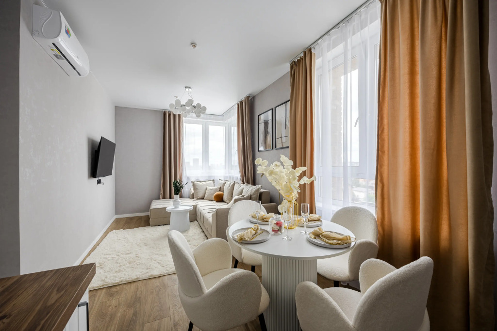 Квартира Стильная 2-к. квартира, 64 м², 3 кровати