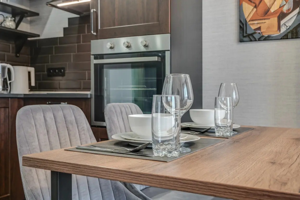 Апартаменты с Кухней и Красивым Видом Business Apartments