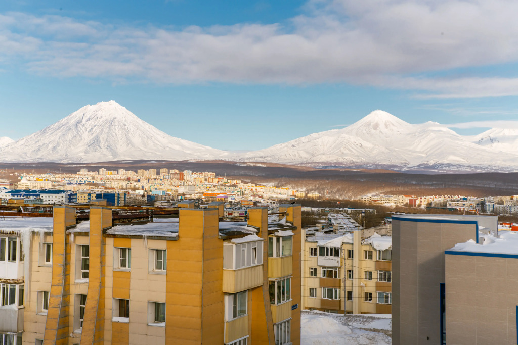 Квартира Студия Потрясающим Видом на Вулканы