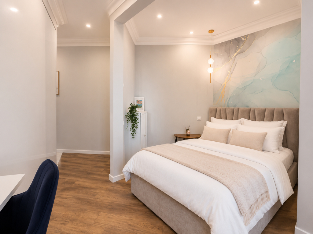 Апартаменты 1к. квартира 45м² с видом на озеро Кабан