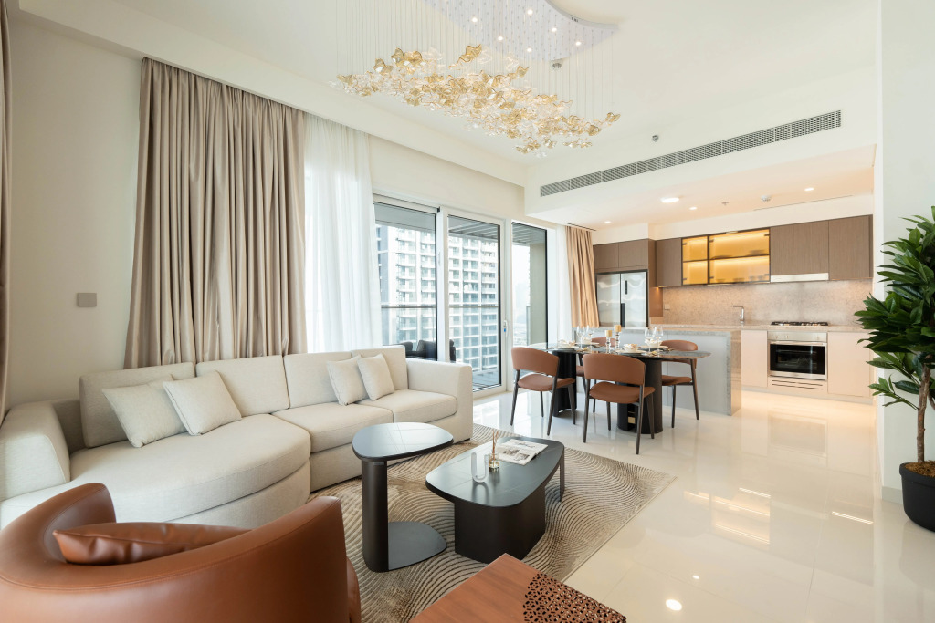 Апартаменты Keyrock Grand Bleu Escape Iconic Palm Views