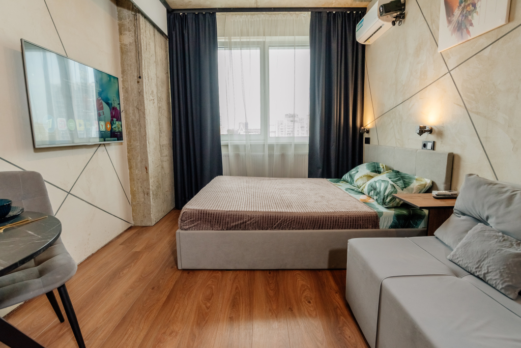 Квартира Loft Studio 25 этаж с дизайнерским ремонтом на 4 гостя